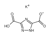 1H-1,2,4-三氮唑-3,5-二羧酸单钾盐 结构式
