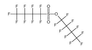 全氟丁基-1,1,2,2,3,3,4,4,4-九氟丁烷-1-磺酸酯 结构式