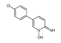 2-氨基-5-(4-氯苯基)吡啶-1-氧化物 结构式