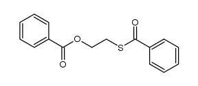 Benzenecarbothioic acid, S-[2-(benzoyloxy)ethyl] ester 结构式