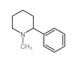 1-甲基-2-苯基哌啶 结构式