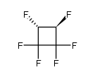 1,1,2,2,3,4-六氟环丁烷 结构式