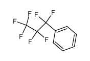 BENZENE, (1,1,2,2,3,3,3-HEPTAFLUOROPROPYL)- 结构式