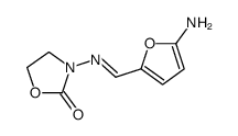 2-Oxazolidinone,3-[[(5-amino-2-furanyl)methylene]amino]- 结构式