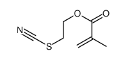 2-甲基-2-丙烯酸-2-硫氰酸根合乙酯 结构式
