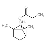 丙酸异龙脑酯 结构式