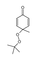 4-叔丁基过氧-4-甲基环己-2,5-二烯-1-酮 结构式