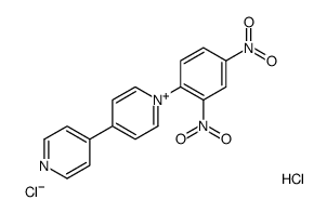 1-(2,4-二硝基苯基)-4,4'-联吡啶鎓氯化物 结构式