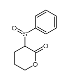 四氢-3-(苯基亚磺酰基)-2H-吡喃-2-酮 结构式