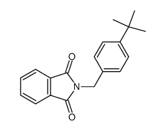 2-[[4-(1,1-Dimethylethyl)phenyl]methyl]-1H-isoindole-1,3(2H)-dione 结构式