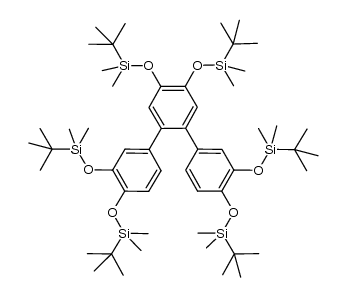 1,1':2',1''-Terphenyl, 3,3'',4,4',4'',5'-hexakis[[(1,1-dimethylethyl)dimethylsilyl]oxy]- 结构式