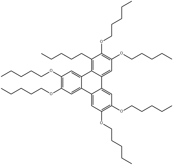 Triphenylene, 1-pentyl-2,3,6,7,10,11-hexakis(pentyloxy)- 结构式