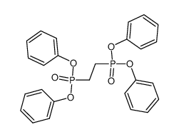 Phosphonic acid, P,P'-1,2-ethanediylbis-, P,P,P',P'-tetraphenyl ester 结构式