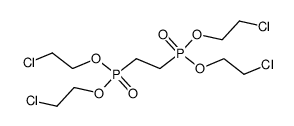 Phosphonic acid, P,P'-1,2-ethanediylbis-, P,P,P',P'-tetrakis(2-chloroethyl) ester 结构式
