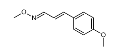 3-(4-甲氧基苯基)丙烯醛 O-甲基肟 (E,E)- 结构式