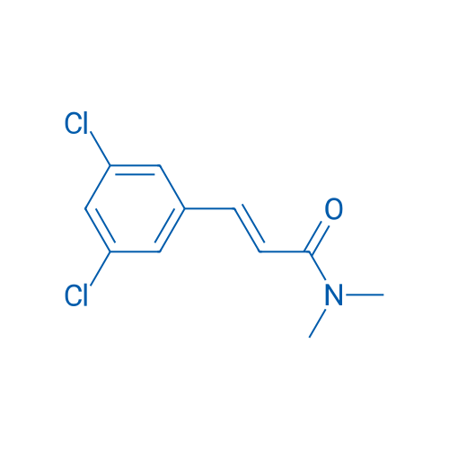 (Z)-1-(3,5-二氯苯基)-3-(二甲氨基)丙-2-烯-1-酮 结构式
