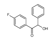2-羟基-1-(4-氟苯基)-2-苯基乙酮 结构式
