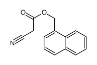 2-氰基乙酸-1-萘甲基酯 结构式