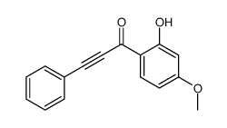 2-Propyn-1-one, 1-(2-hydroxy-4-methoxyphenyl)-3-phenyl- 结构式