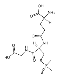Glycine, N-[S-(dimethylphosphinothioyl)-N-L-γ-glutamyl-L-cysteinyl]- (9CI) 结构式