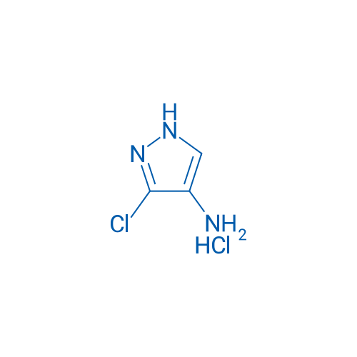 3-氯-4-氨基吡唑盐酸盐 结构式