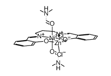 二氯锌双(N,N-二甲基甲酰胺)-μ-[[1,3-丙二基双(亚硝酰甲基)]双酚合]合镍 结构式