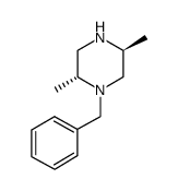 (2R,5S)-1-苄基-2,5-二甲基哌嗪 结构式