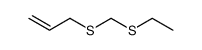 1-Propene, 3-[[(ethylthio)methyl]thio]- 结构式