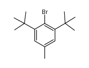 2-溴-1,3-二叔丁基-5-甲基苯 结构式