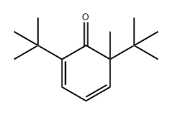 2,6-二叔丁基-6-甲基-2,4-环己二烯-1-酮 结构式
