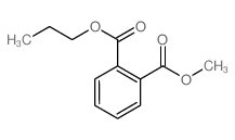 1,2-Benzenedicarboxylicacid, 1-methyl 2-propyl ester 结构式