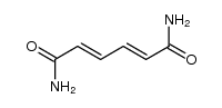 (2E,4E)-2,4-己二烯二酰胺 结构式
