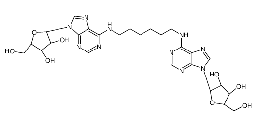 N,N''-1,6-己二基双腺苷 结构式