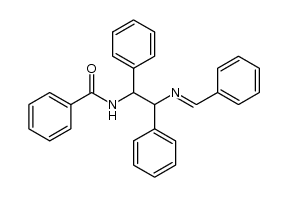 Benzamide, N-[1,2-diphenyl-2-[(phenylmethylene)amino]ethyl]- 结构式