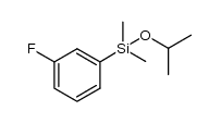 Benzene, 1-[dimethyl(1-methylethoxy)silyl]-3-fluoro- 结构式
