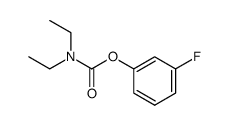 3-氟苯基N,N-氨基甲酸二乙酯 结构式