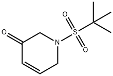 1-(叔丁基磺酰基)-1,6-二氢-3(2H)-吡啶酮 结构式