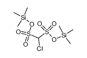 Methanedisulfonic acid, 1-chloro-, 1,1-bis(trimethylsilyl) ester 结构式