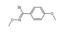 N,4-二甲氧基苯甲亚胺酰溴 结构式