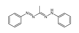 1-(2-Phenylhydrazono)-1-(phenylazo)ethane 结构式