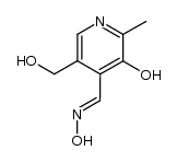 2-甲基-3-羟基-4-甲酰基-5-羟甲基吡啶肟 结构式