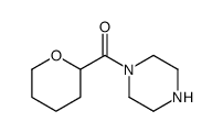 1-(四氢-2H-吡喃-2-基羰基)哌嗪 结构式