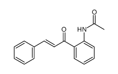 Acetamide, N-[2-[(2E)-1-oxo-3-phenyl-2-propen-1-yl]phenyl]- 结构式