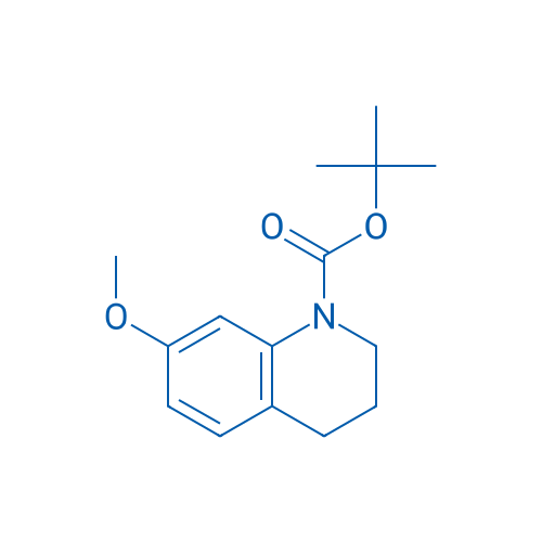 tert-Butyl 7-methoxy-3,4-dihydroquinoline-1(2H)-carboxylate 结构式