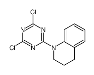1-(4,6-二氯-1,3,5-三嗪-2-基)-1,2,3,4-四氢喹啉 结构式