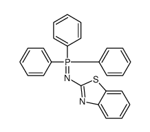 1,3-苯并噻唑-2-亚氨基(三苯基)-λ5-膦烷 结构式