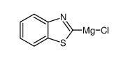 Magnesium, 2-benzothiazolylchloro- 结构式