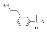 2-(3-甲砜基苯基)乙胺 结构式