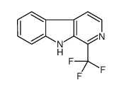1-(三氟甲基)-9H-吡啶并[3,4-b]吲哚 结构式