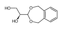 1,2-Ethanediol, 1-(1,5-dihydro-2,4-benzodioxepin-3-yl)-, (1S)- 结构式